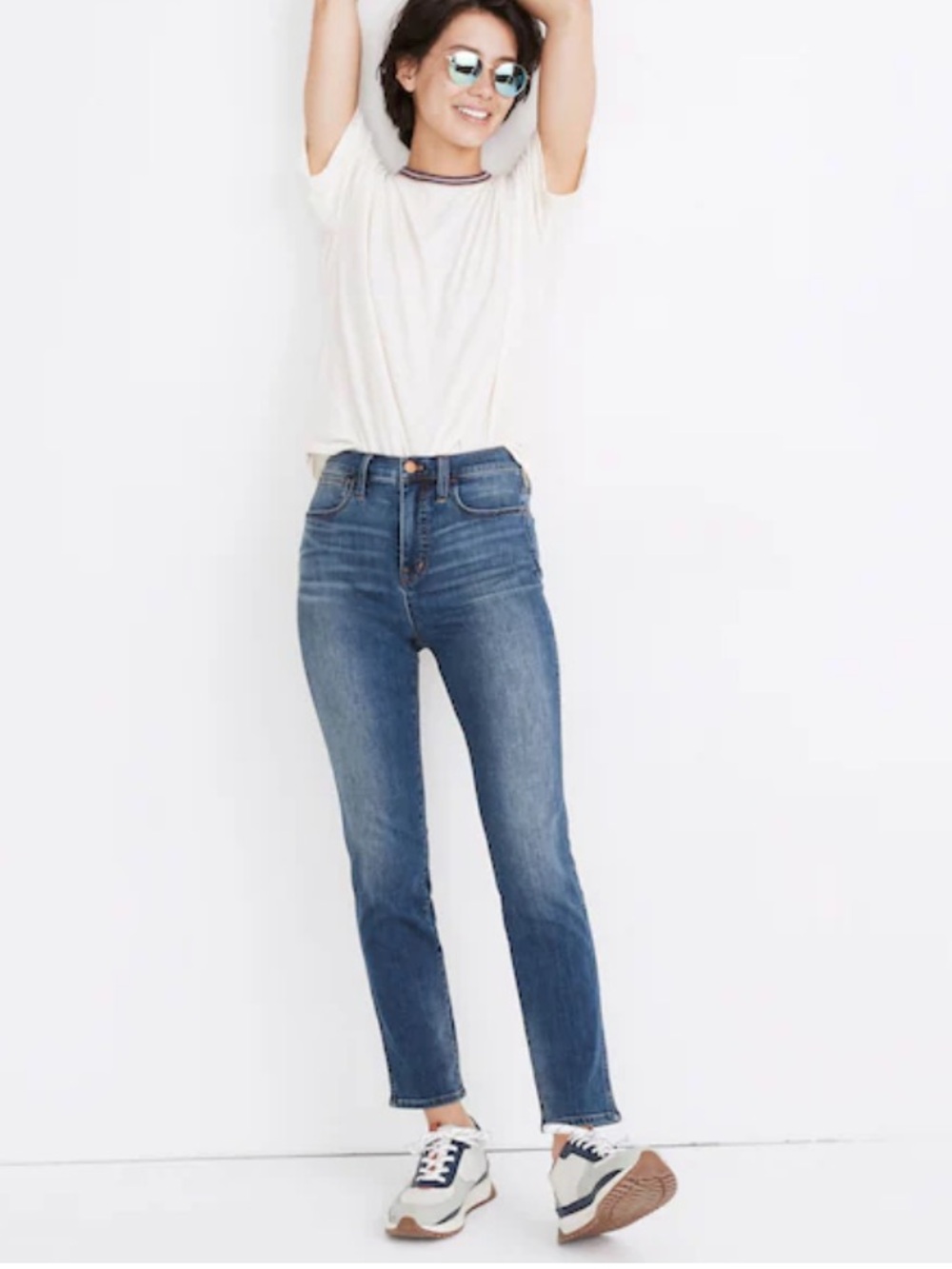 MADEWELL ROADTRIPPER STOVEPIPE JEANS SIZE 28 EXCELLENT HIGH WAIST STRAIGHT